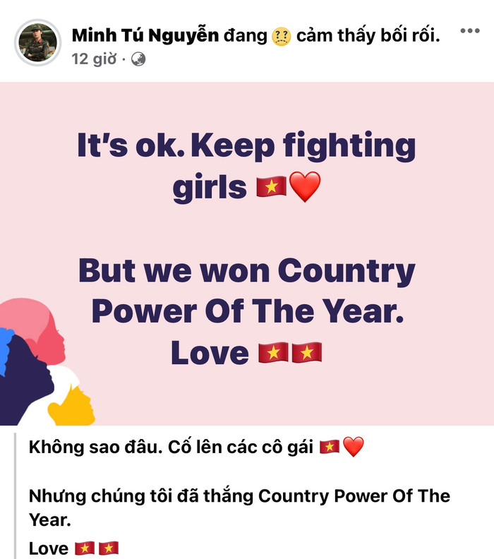 Khi thấy Thiên Ân out top, Minh Tú đã ngắt livestream và tuyên bố: “Đi unfollow đây”. 