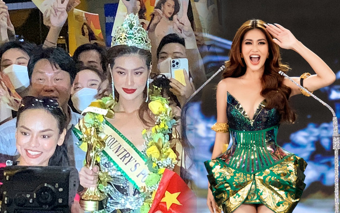 Thiên Ân ngày trở về: Fan vây kín như 'ong vỡ tổ' khiến nàng hậu xúc động không kìm được nước mắt Ảnh 2