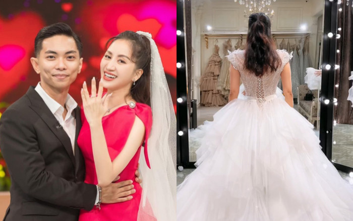 Khánh Thi khoe ảnh mặc váy cưới, còn tiết lộ một sự thật mà cô dâu nào cũng gặp phải Ảnh 2