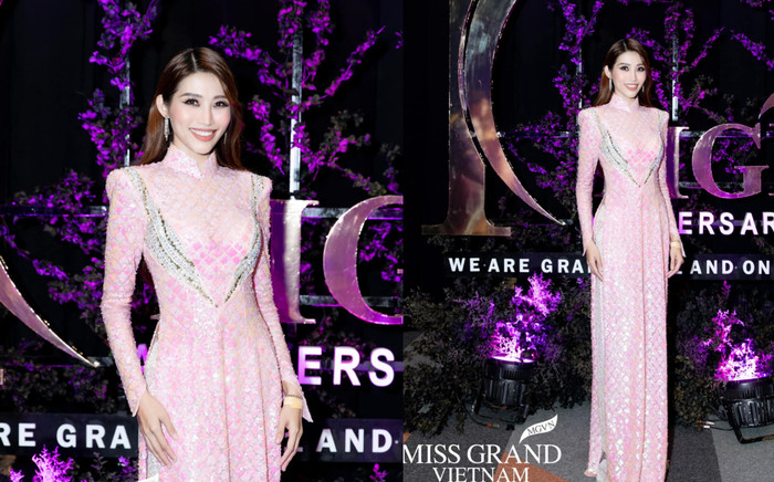 Á hậu Quỳnh Châu tiết lộ lý do mặc Áo dài đi cổ vũ Thiên Ân tại Miss Grand Ảnh 2
