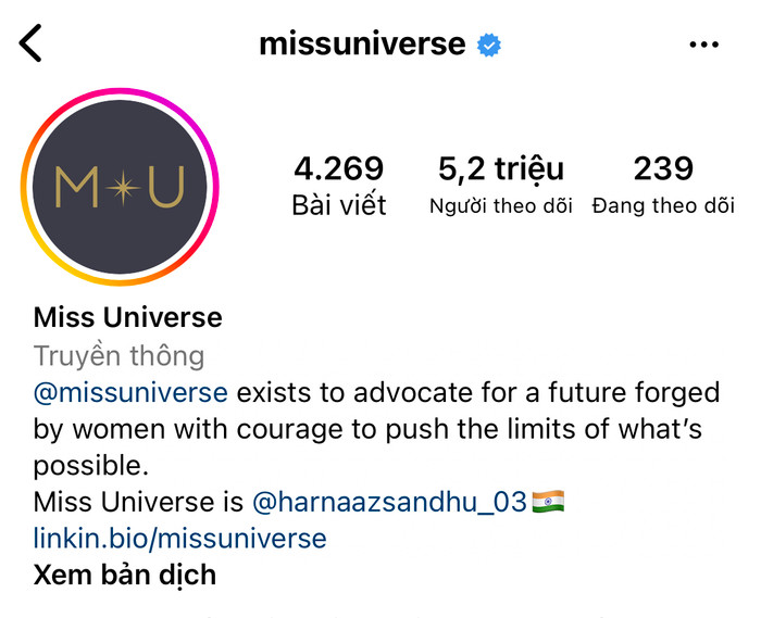 Miss Universe từng thua 1,5 triệu, bây giờ hơn gần 1 triệu so với Miss Grand International.