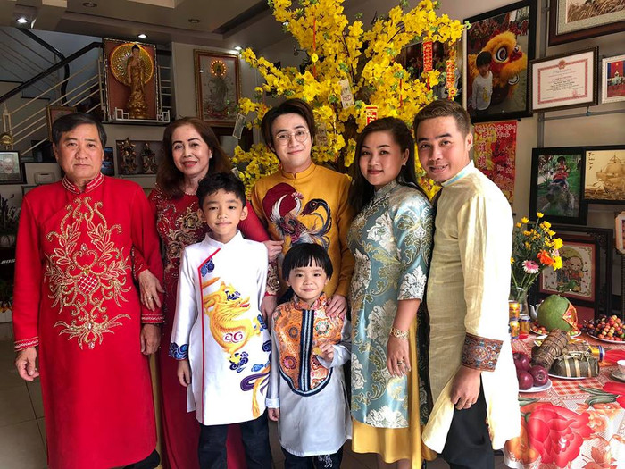 Gia đình luôn là hậu phương vững chắc của Huỳnh Lập.