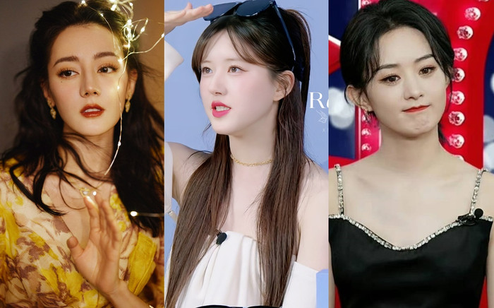 Triệu Lộ Tư, Địch Lệ Nhiệt Ba đồng loạt xuất hiện trên livestream, so kè nhan sắc cực gắt Ảnh 2