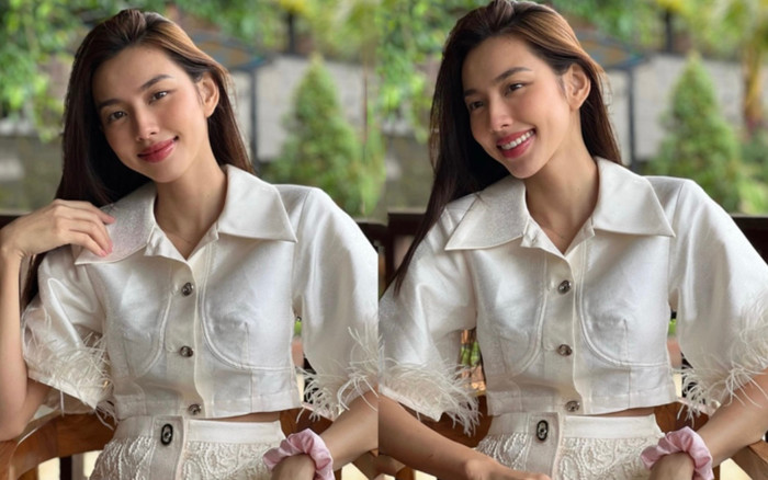 Hoa hậu Thùy Tiên khoe nhan sắc ít phấn son, đẹp nhẹ nhàng trong kì nghỉ đầu tiên hậu kết thúc nhiệm kỳ Ảnh 2