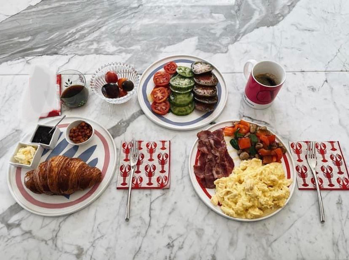 Bữa ăn được Son Ye Jin chia sẻ lên trang cá nhân vào ngày 29/10.