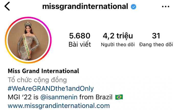 Chủ tịch Miss Grand - ông Nawat phải vỡ mộng với việc tăng lên 7 triệu follow.