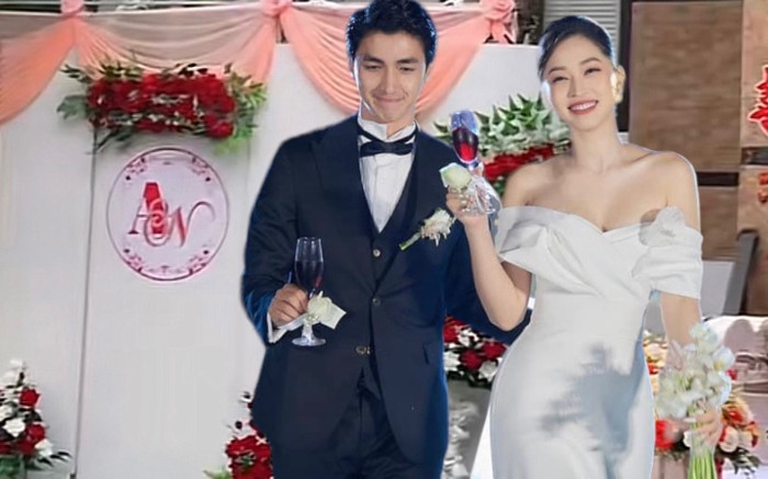 Khung cảnh đầu tiên trong đám cưới Bình An - Phương Nga ở quê Phú Thọ Ảnh 2