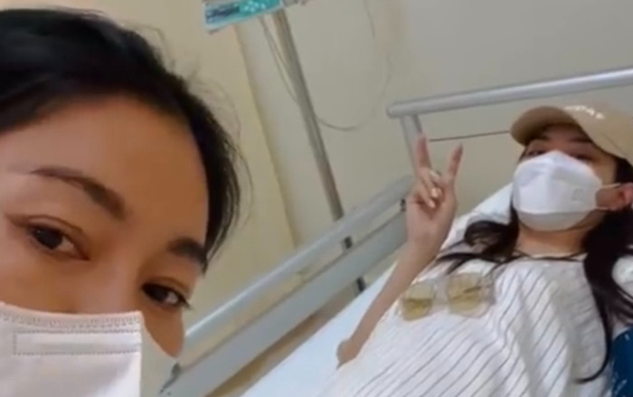 Hoa hậu Mai Phương nằm trên giường bệnh, gặp vấn đề sức khỏe khiến fan lo lắng Ảnh 2