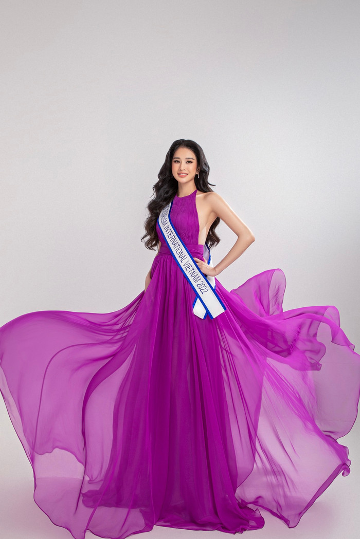 Nhan sắc ngọt ngào đậm chất Á đông của đại diện Việt Nam tại Hoa hậu Du lịch Quốc tế 2022 Ảnh 4