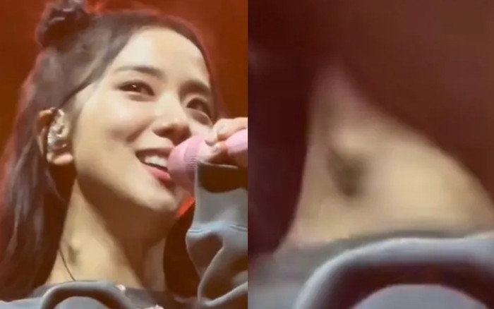 Jisoo lộ hạch ở cổ trong đêm diễn khiến fan lo lắng Ảnh 2