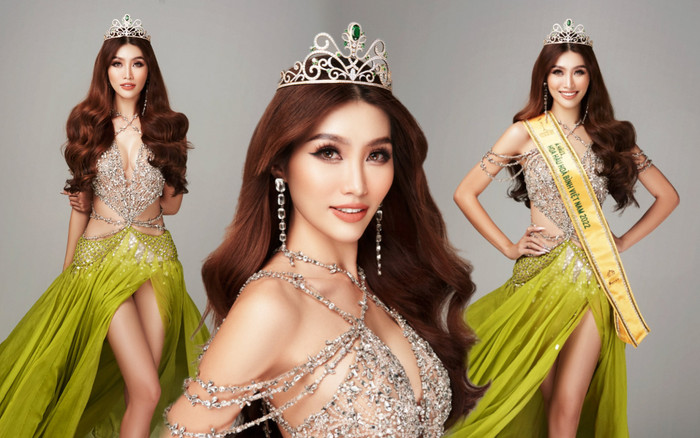 Diện lại đầm chung kết Miss Grand VN, nhan sắc Chế Nguyễn Quỳnh Châu chỉ 1 từ thôi: Bén Ảnh 2