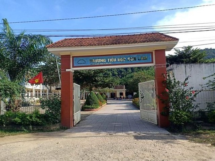 Trường Tiểu học Sơn Lâm - Ảnh: CTV