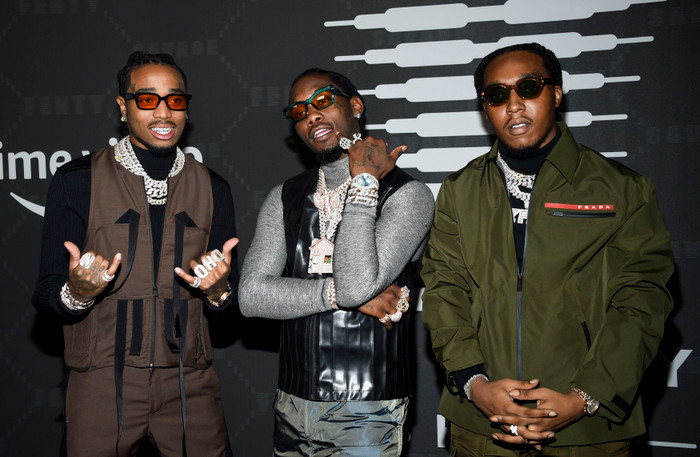 Ban nhạc hip-hop Migos bao gồm Quavo, Takeoff và Offset
