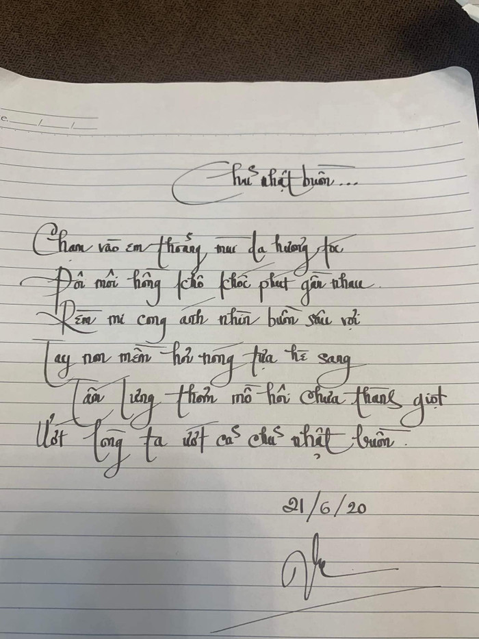 Bài thơ do Đàm Vĩnh Hưng chia sẻ.