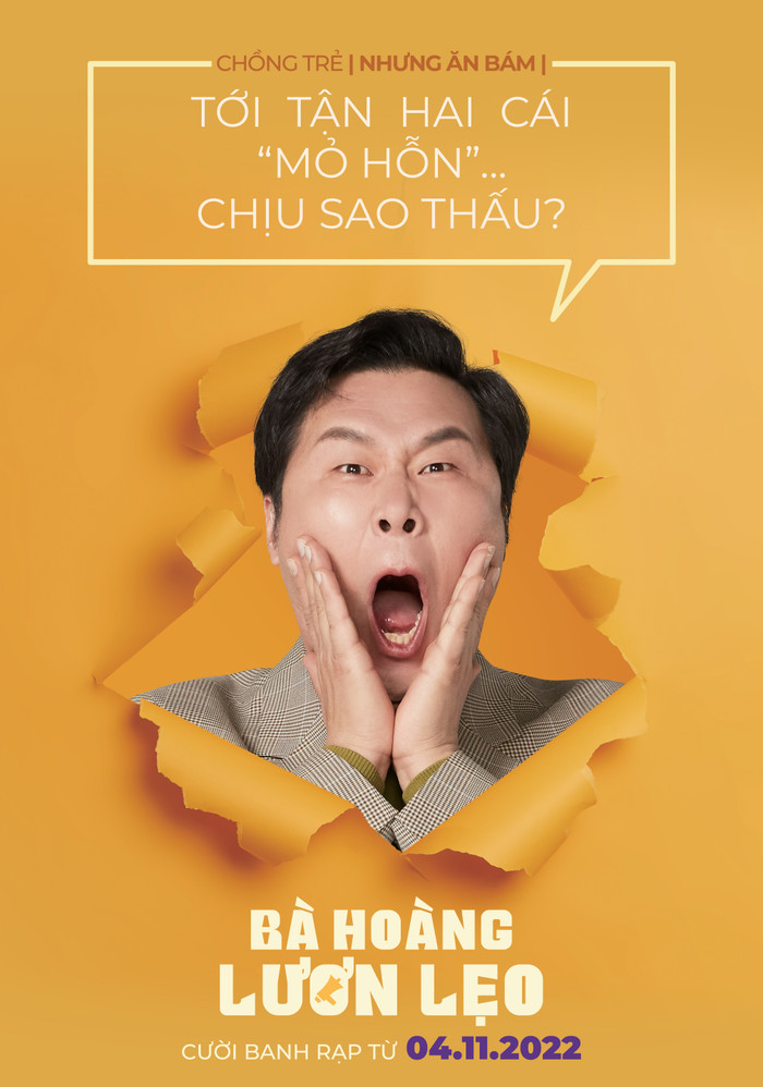 Anh chồng ăn hại Bong Man Sik tiếp tục đem đến sự hài hước, lầy lội cho phim.