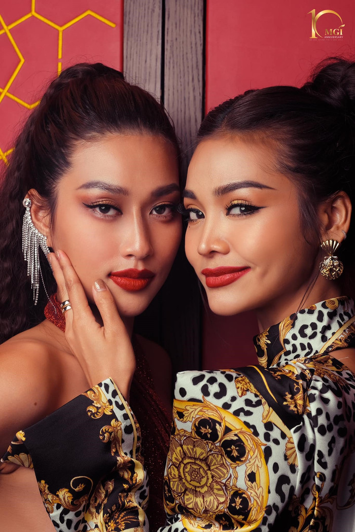 Hậu trường cười ngất của Thiên Ân và Engfa khi bị ép mặt đối mặt để chụp hình Ảnh 3