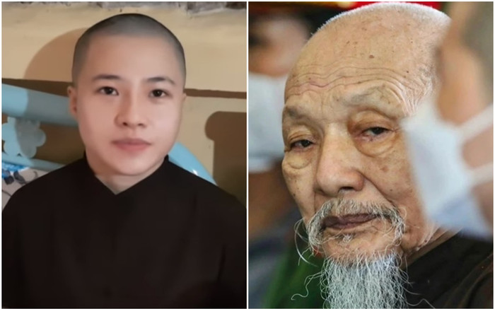 Ông Lê Tùng Vân là người trực tiếp làm lễ xuất gia cho cô gái Võ Thị Diễm My Ảnh 2