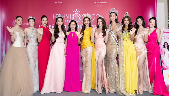 Cả một trời nhan sắc phủ kín trên thảm đỏ Chung khảo HHVN: Thiên Ân chiếm trọn spotlight Ảnh 10