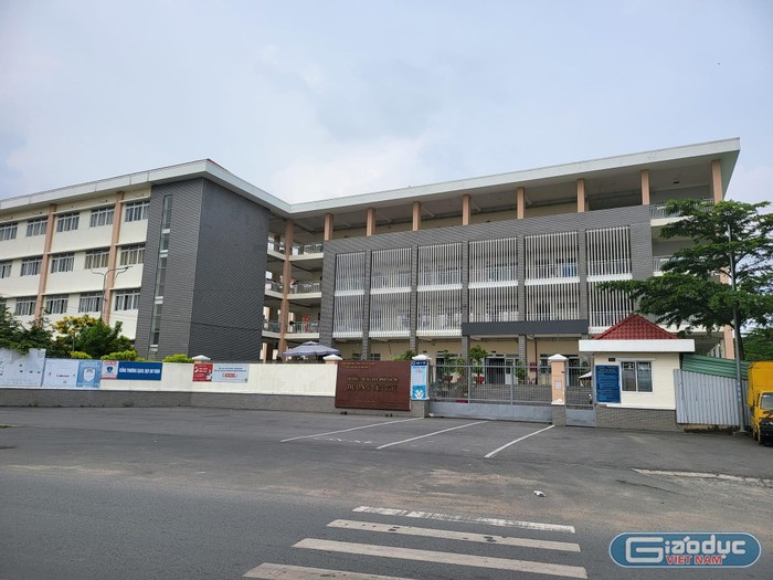 Trường trung học phổ thông Dương Văn Thì, thành phố Thủ Đức (ảnh minh họa: P.L)