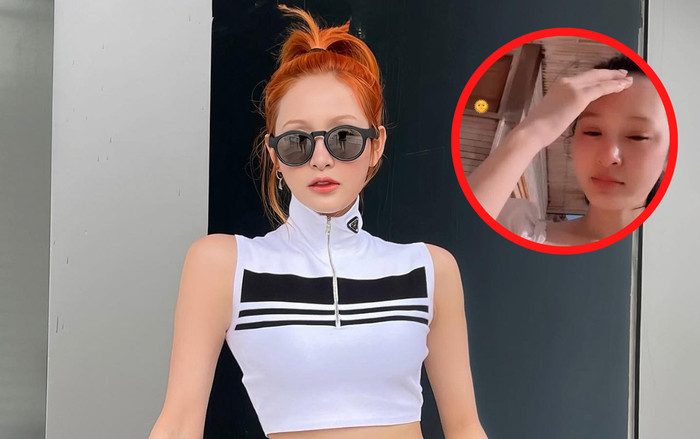 Hậu nghi vấn mang bầu, Hiền Hồ bị lộ ảnh mặt mộc sưng vù thiếu chân mày Ảnh 2