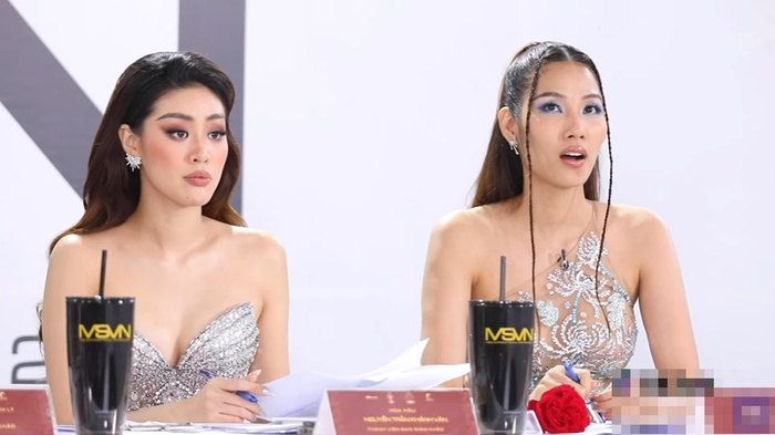 Thí sinh Miss Supranational Vietnam phản ứng thế nào khi giám khảo Hoàng Thùy hỏi khó vấn đề nghề nghiệp? Ảnh 5