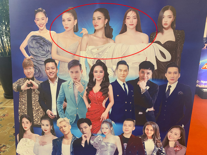 Đông Nhi chiếm spotlight tấm poster quảng cáo, lấn át cả hai 'đàn chị' là Hà Hồ và Lệ Quyên.