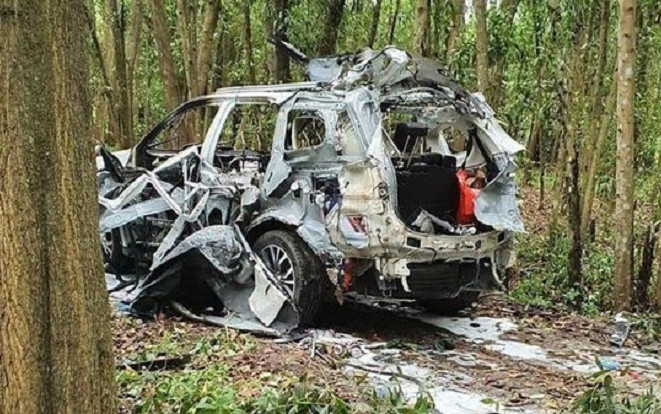 Vụ ô tô phát nổ trong rừng tràm: Nạn nhân có vợ và con nhỏ, vừa ra khỏi nhà 100m thì gặp họa Ảnh 2