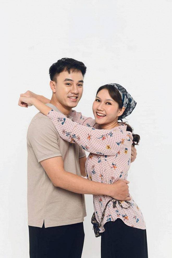 Hương Giang (vai Mận) và Quang Trọng (vai Viễn) trong Cô gái nhà người ta.