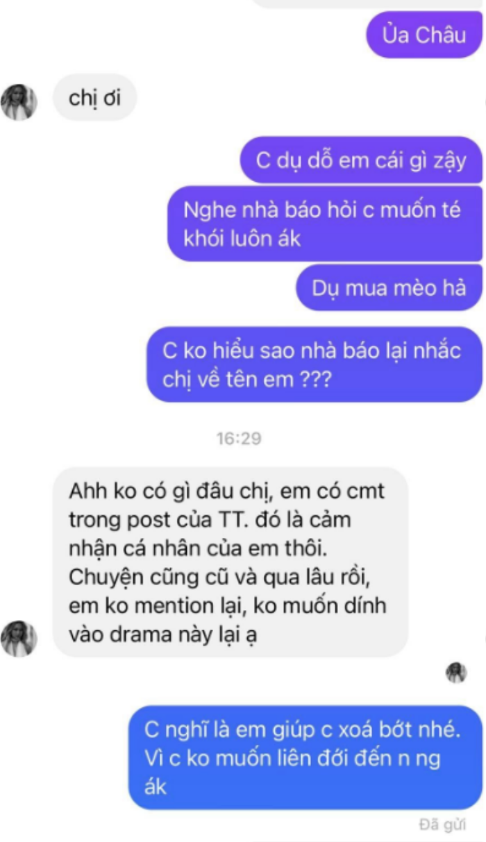 Vừa ủng hộ Thùy Tiên, thí sinh The Face đã 'xun xoe' với Đặng Thùy Trang: Em không muốn dính vào drama Ảnh 4