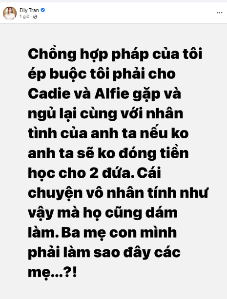 Bài đăng của Elly Trần.