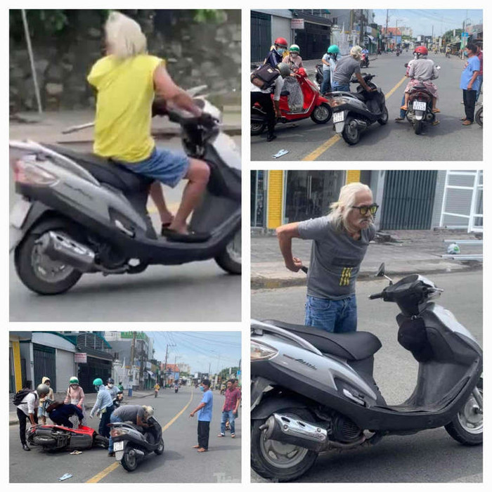 Ông cụ 70 tuổi cầm dao ''lượn phố' dọa chém người đi đường 