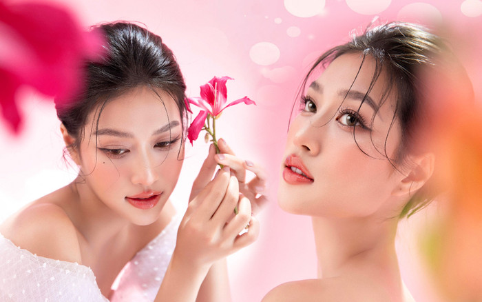 Đoàn Thiên Ân đã 'cất son đỏ', khoe nhan sắc thần tiên muội muội: Ông Nawat - ngài có tiếc không? Ảnh 2