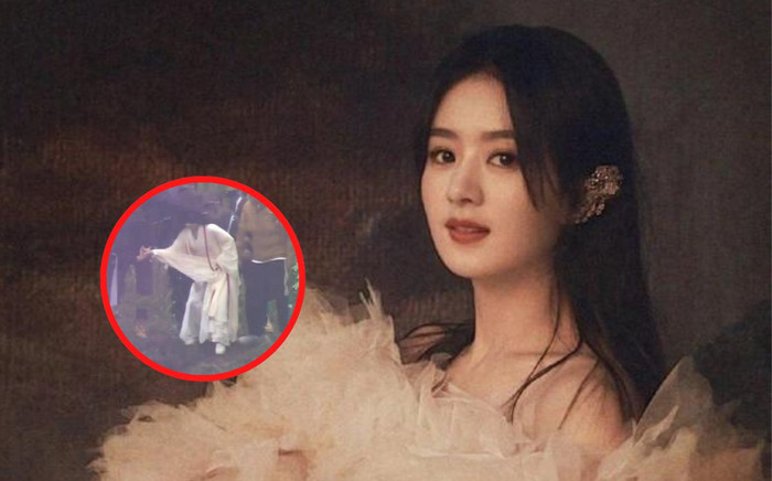 Triệu Lệ Dĩnh hốt hoảng suýt rơi xuống nước khi quay phim Ảnh 2