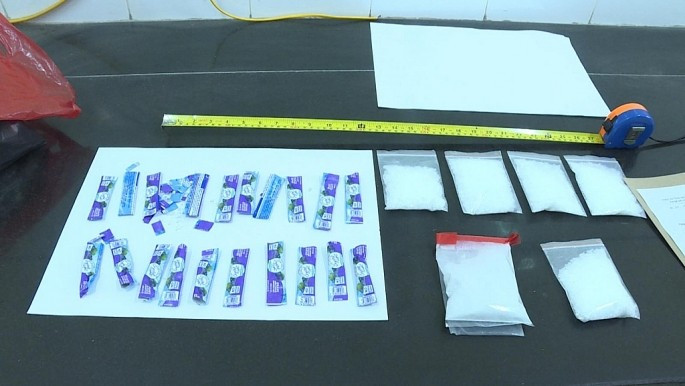 Loại ma túy này còn được đóng thành từng gói bột nhỏ, hòa tan được vào nước như nước giải khát. (Ảnh: Công thương).