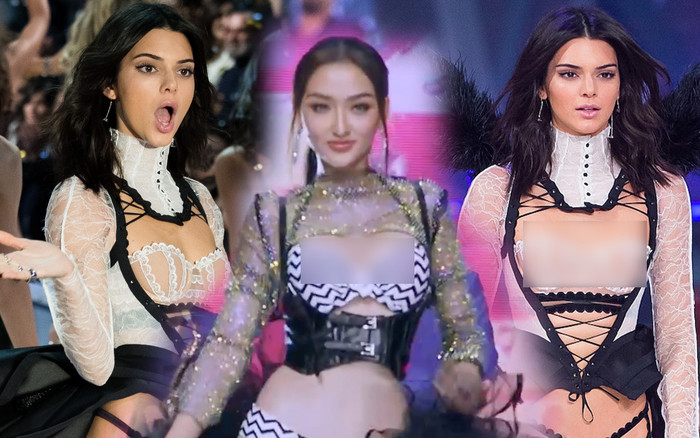 Á hậu 5 Miss Grand bị soi 'mượn ý tưởng' hình ảnh của Kendall Jenner trên sân khấu Victoria's Secret Ảnh 2