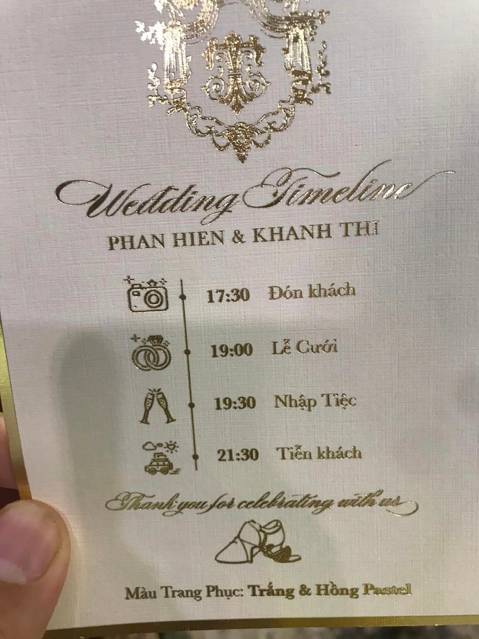 Loạt quy định rõ ràng trong ngày vui của Khánh Thi - Phan Hiển.