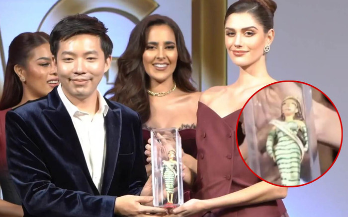 Fan cạn lời với loạt mô hình tặng dàn hậu MGI 2022: Như búp bê bị hư Ảnh 2