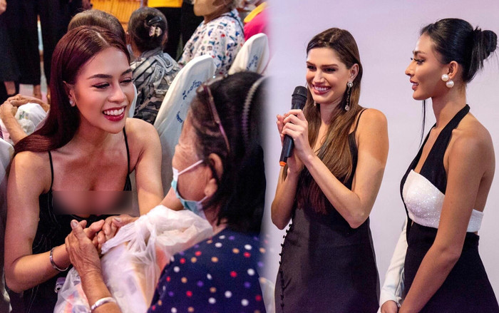 Ăn mặc 'thiếu vải' đi từ thiện, Top 10 Miss Grand International nhận về loạt chỉ trích Ảnh 2