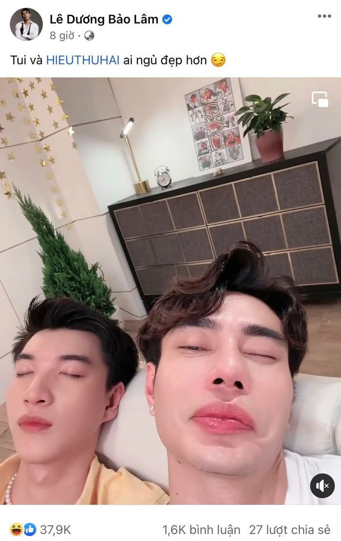 Đây không phải lần đầu tiên anh chàng 'hơn thua' với HIEUTHUHAI