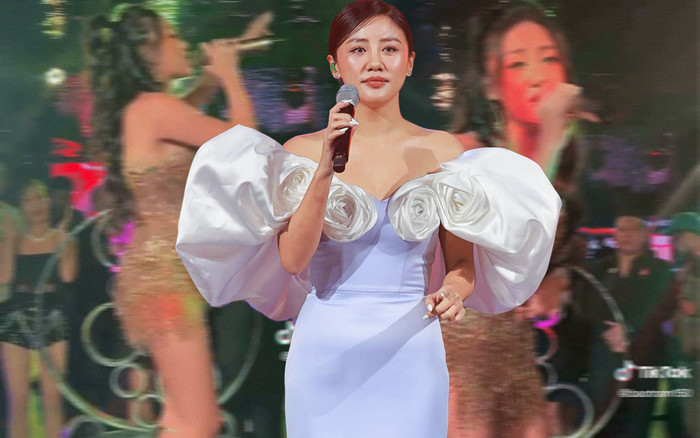 Diện váy bốc lửa biểu diễn trong bar, nhan sắc của Văn Mai Hương qua camera thường gây bất ngờ Ảnh 2