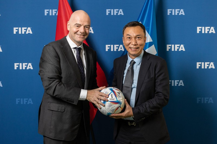 Chủ tịch VFF Trần Quốc Tuấn họp Hội nghị thượng đỉnh FIFA và dự khai mạc World Cup 2022.