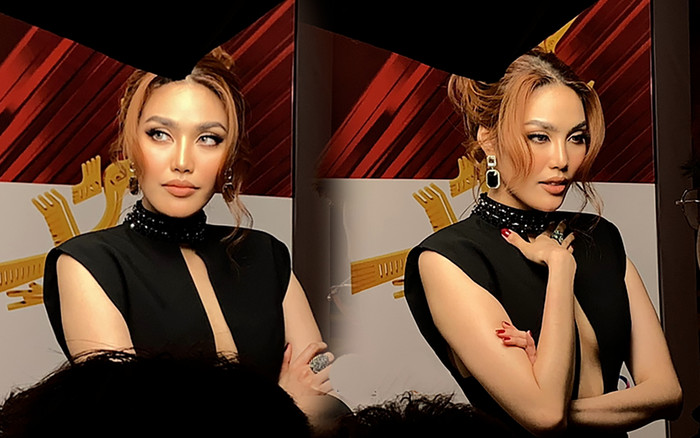 Nhan sắc 'đại mỹ nhân' của Lan Khuê bất chấp cam thường: Thần thái ngút ngàn dù đã 'lui cung' Ảnh 2