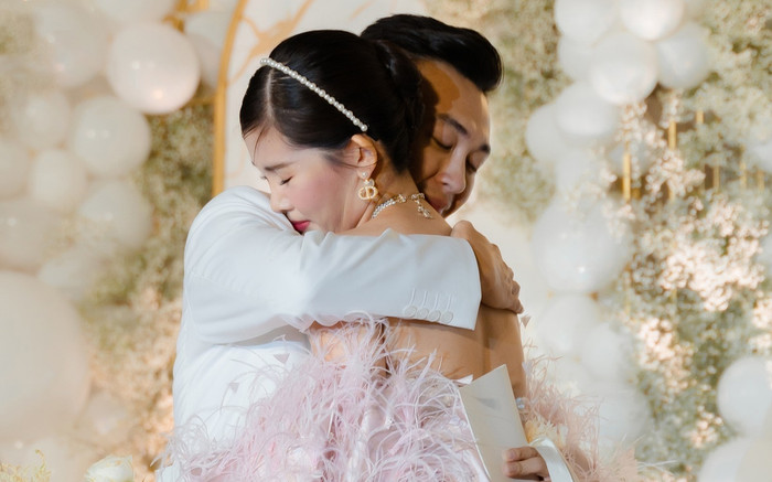 Lê Âu Ngân Anh nhắn nhủ tới chồng: Từ lần gặp đầu tiên em đã suy nghĩ muốn là một phần trong gia đình anh Ảnh 2