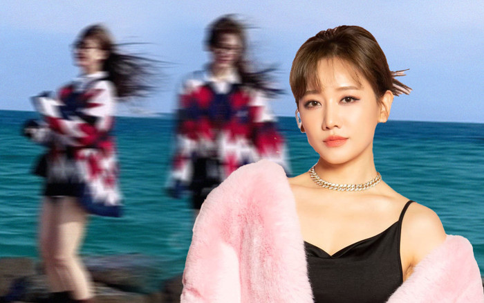 Tóc tai rối bời khi nhảy nhót giữa biển, nhan sắc đời thường của Hari Won vẫn khiến dân mạng 'u mê'! Ảnh 2