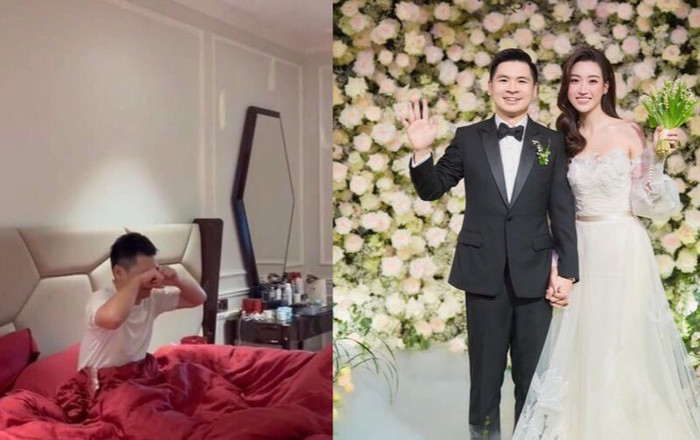 Đỗ Mỹ Linh lần đầu cùng ông xã đu trend 'tóp tóp', netizen: 'Chủ tịch vì yêu vợ cũng thành Tiktoker' Ảnh 2