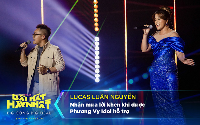 Được Phương Vy Idol hỗ trợ, Lucas Luân Nguyễn nhận 'mưa lời khen' trên sân khấu Bài hát hay nhất 2022 Ảnh 2