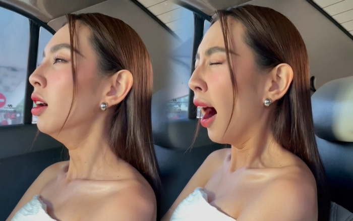 Thùy Tiên bị ê-kíp 'dìm thảm thương': Hoa hậu ngáp thôi mà cũng không yên nữa Ảnh 2