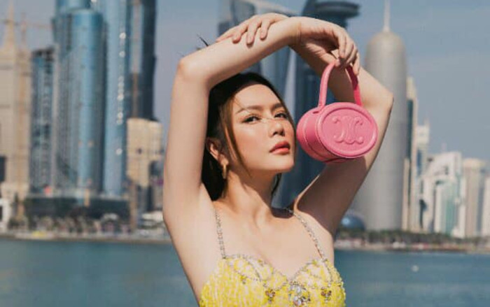 Lý Nhã Kỳ cẩn thận 'từng li từng tí' sau khi suýt mất hành lí chứa đầy kim cương Ảnh 2