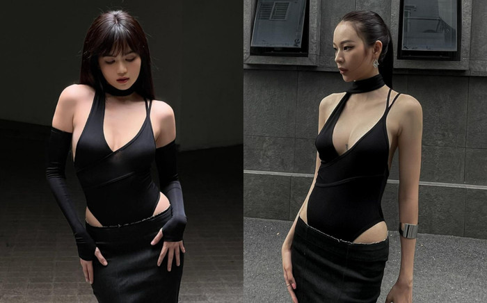 Ngọc Trinh và Phí Phương Anh đọ dáng táo bạo, cách lựa bodysuit phù hợp theo từng dáng người Ảnh 2