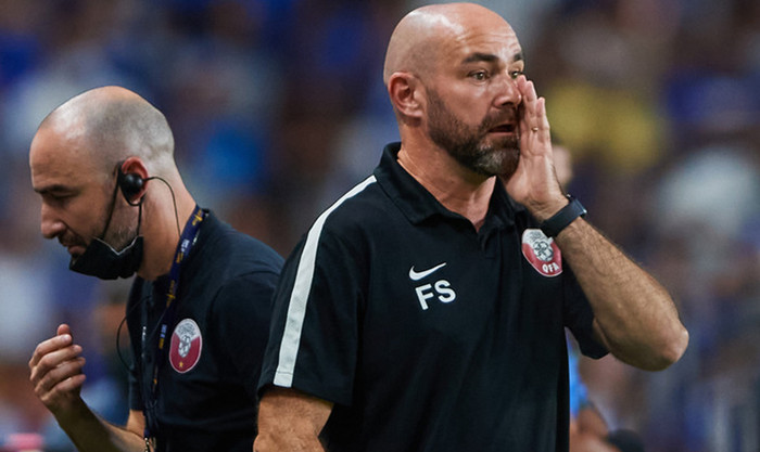 HLV Felix Sanchez thất vọng về trận thua của Qatar trước Ecuador.